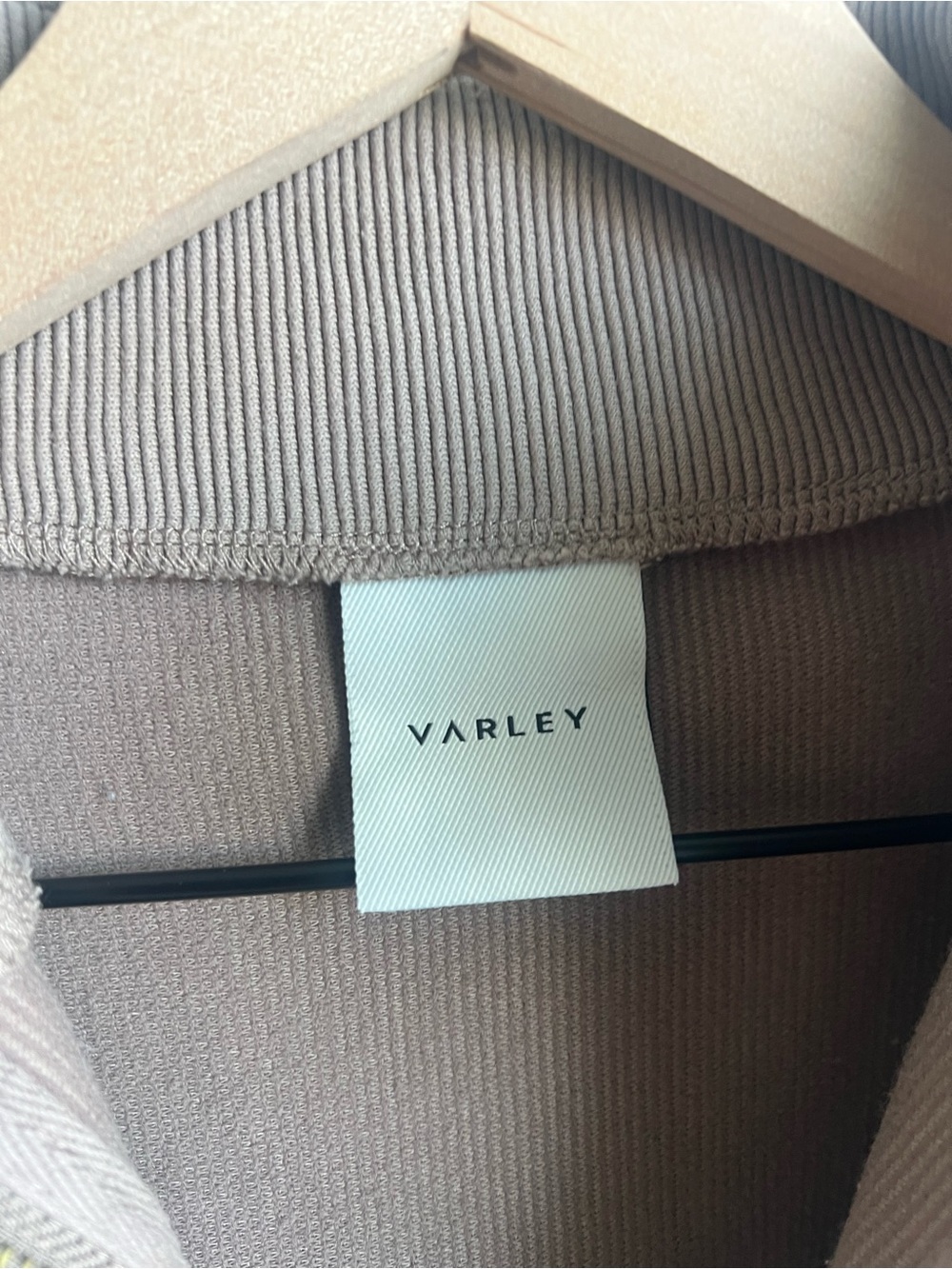 Women's Varley Half-Zip Pullover Sweater - Taupe - Picture 5 of 6